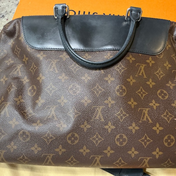 Authentic Louis Vuitton Macassar Porte-Documents Jour Bag - Picture 5 of 8